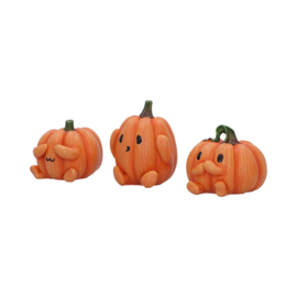 Beeld - Three Wise Pumpkins 8cm (NN)