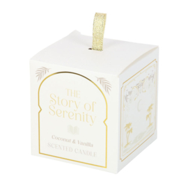 Geurkaars - The Story of Serenity Coconut & Vanilla