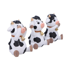 Beeld - Three Wise Cows 9cm (NN)