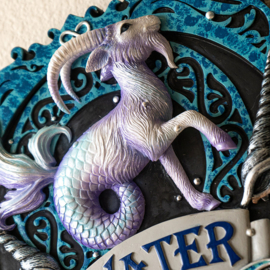 Wall Plaque - Water Sea Goat Elemental Magic (AS)