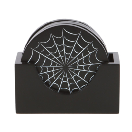 Coasters - Black Spiderweb