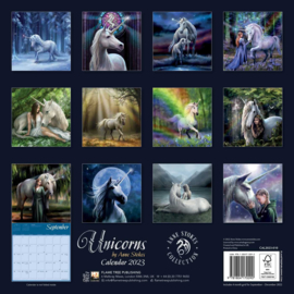 Kalender 2023 - Unicorns by Anne Stokes (AS)