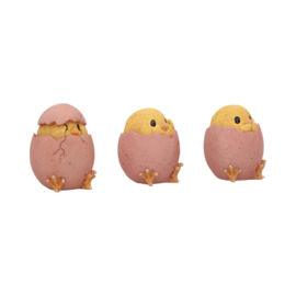 Beeld - Three Wise Chicks 6.7cm (NN)