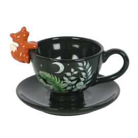Teacup - Green Forest Fox