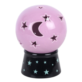 Tealight/Incense Holder - Crystal Ball 15.5cm