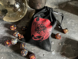 Dice Bag - Dragon Holding D20 (AS)