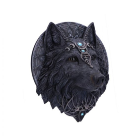 Wall Plaque - Wolf Moon 30cm (NN)