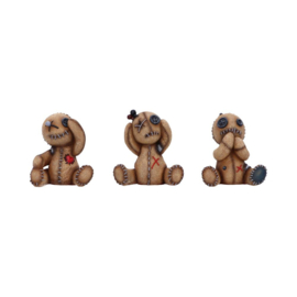 Beeld - Three Wise Voodoo Dolls 8cm (NN)