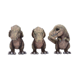 Beeld - Three Wise Tyrannosaurus Rex 9.3cm (NN)