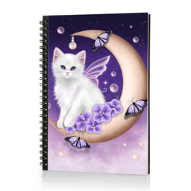 Spiral Notebook 3D - Twilight Moon Pearls