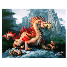 Canvas - Golden Mountain Dragon (AS)