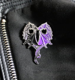 Pin - Dragon Heart Black/Purple (AS)