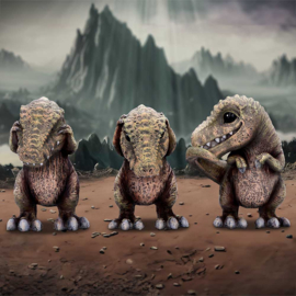 Beeld - Three Wise Tyrannosaurus Rex 9.3cm (NN)