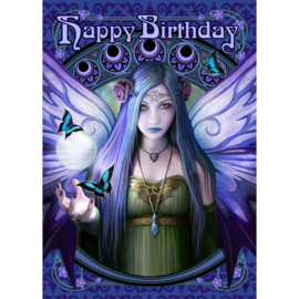 Wenskaart + Envelop - Mystic Aura (AS) Birthday