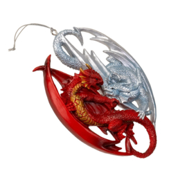 Ornament - Fire & Ice Dragons (AS)