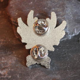 Pin - Tribal Dragon Head Silver (AS)