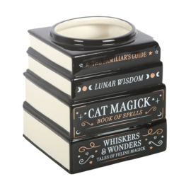 Plantenpot - Black Cat Magick Book Stack*