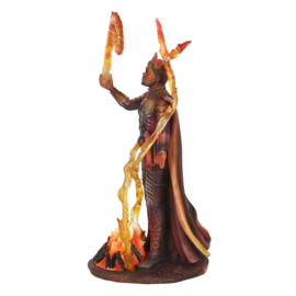Beeld - Fire Elemental Wizard 24cm (AS)