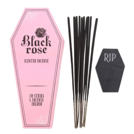 Wierook Set - Black Rose with Coffin
