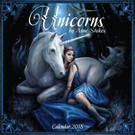 Kalender 2018 - Unicorns by Anne Stokes (AS)