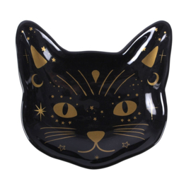 Trinket Dish - Magick Black Cat Face*