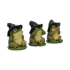 Beeld - Three Wise Toads 10.3cm (NN)