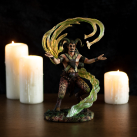 Beeld - Earth Elemental Wizard 23cm (AS)