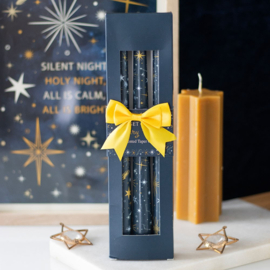 Taper Candle - Starry Night (Set 3)
