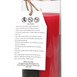 Kaars  - Love Spell Candle Rose Tube*