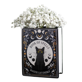 Plantenpot - Black Cat Magick Book*