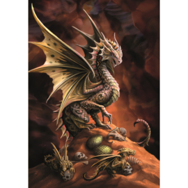 Greeting Card + Envelope - Desert Dragon (AS)