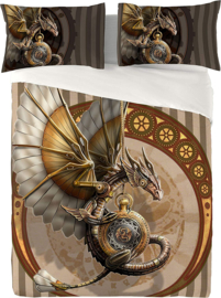 Duvet Cover Set 200 x 200 - Clockwork Dragon (AS)
