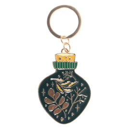 Sleutelhanger - Green Witch Potion Bottle