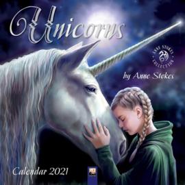 Kalender 2021 - Unicorns by Anne Stokes (AS)