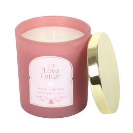 Geurkaars - The Love Letter Rose & Vanilla Musk