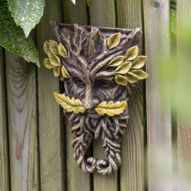 Wall Plaque - Green Man Twisted Beard Plantenpot