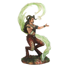 Beeld - Earth Elemental Wizard 23cm (AS)