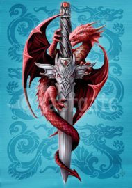 Greeting Card + Envelope - Dragon & Dagger (AS)