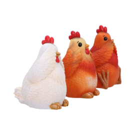Beeld - Three Wise Hens 8.5cm (NN)