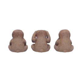 Figurine - Three Wise Sloths 8cm (NN)