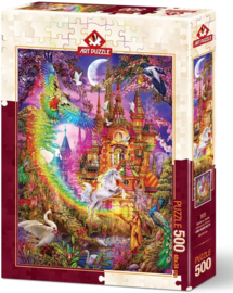 Puzzel 500 - Rainbow Castle