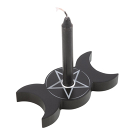 Spell Candle Holder - Triple Moon*