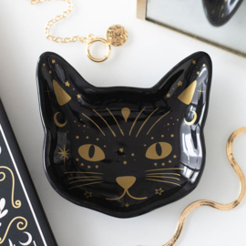 Trinket Dish - Magick Black Cat Face*