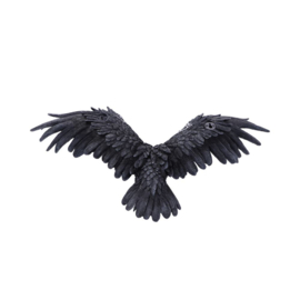 Wall Plaque - Dark Feather 55cm