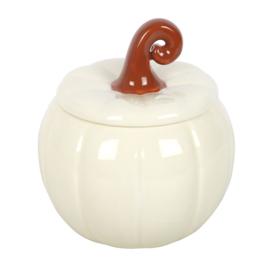 Oil Burner - Curly Pumpkin White