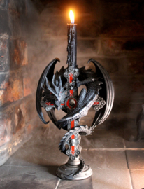 Candle Holder - Gothic Guardian 26.5cm (AS)