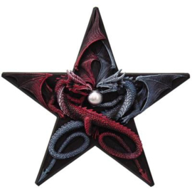 Wall Plaque - Pentagram Dragons (AS)