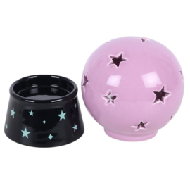 Tealight/Incense Holder - Crystal Ball 15.5cm