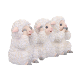 Figurine - Three Wise Sheep 8.5cm (NN)