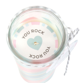 Geurkaars Tube - Candy Stripe Bubblegum